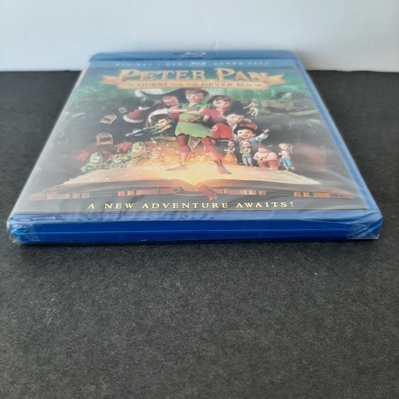 Peter Pan: The Quest for the Never Book Blu-Ray + DVD Combo Pack NEW SEALED - Picture 7 of 10